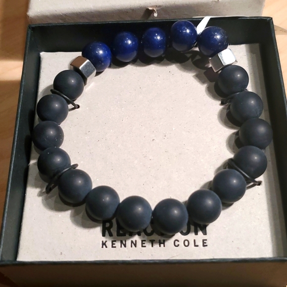 Kenneth Cole Reaction Other - 🏈 NWT STEEL BEADED BRACELET